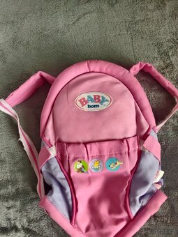 Babyborn set kočárek nosítko sedačka postýlka - 4