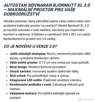 Střešní stan Slovnaran Bjormutt XL 3,0 Medium - 4