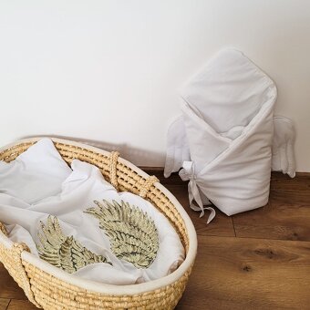 Andělská souprava do kočárku/ postýlky - 4