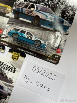 Hot Wheels Premium Fast Wagons (celý set - USA karty) - 4