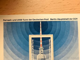 Aršík s jubilejní známkou 1 marka - DDR. - 4
