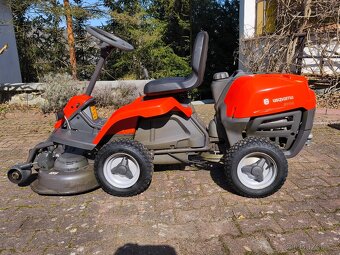 Husqvarna Rider 112C + vozík Hecht - 4