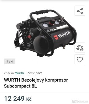 Kompresor Würth 8l - 4
