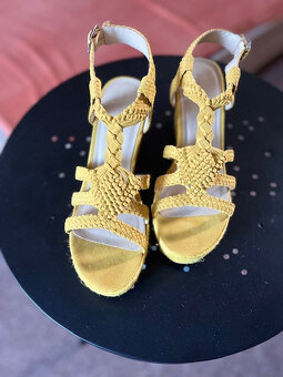 Nové Boho sandály na klínku Kate Gray vel.41 - 4