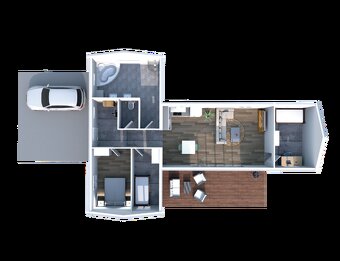 Dřevostavba - modulový systém dřevostavby, 4+kk - 4