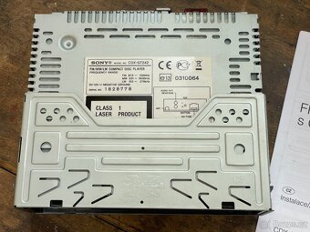 Autorádio Sony CDX-GT242 s CD a MP3 45W x 4 - 4