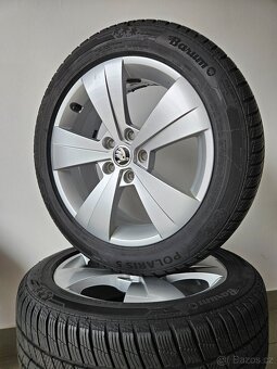 Orig. Skoda 5x112 Zimní Barum 215/50/17 - Zánovní - 4