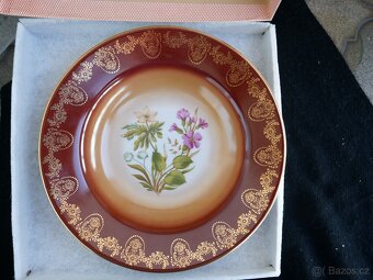 Talíře zdobené (zlato, kobalt) - 4