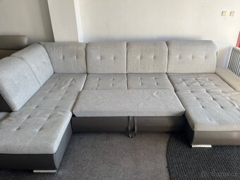 Rozkládací gauč s polohovacími opěrkami - 4