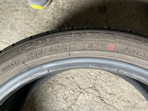 LETNI pneu Bridgestone 215/40/17 celá sada - 4