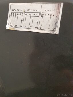elektrický sporák Gorenje, 220-380V - 4