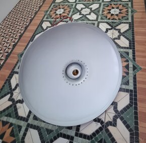 Závěsná lampa s protizávažím vyrobená v Itálii zač.50. let - 4