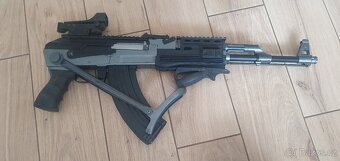 Pistol AK 47 s kovovou pažbou - 4