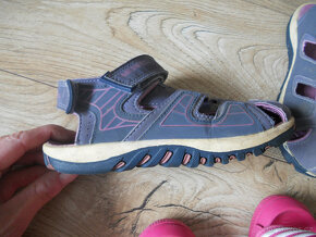 4x sandále + pantofle pro holku, vel. 31, 32 a 33, Merrell, - 4