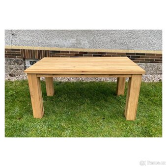 Masivní jídelní stůl Max – dub, 160 cm - 4