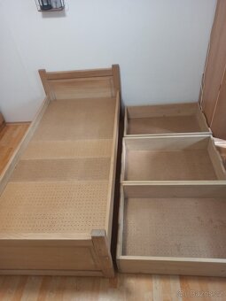 Postel z masivu 90 x 200 - 4