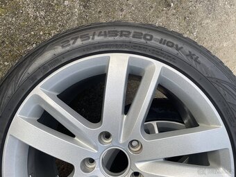 AUDI orig. ALU DISKY 5x130 9jxR20 ET60 4L0601025AJ SKODA BM - 4