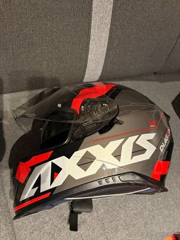 Integrální helma AXXIS EAGLE SV DIAGON Červená - 4