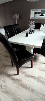 Sada 6x jídelní židle, koženka - 4