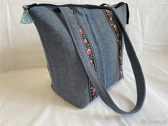 Kabelka přes rameno, ruční práce - 4