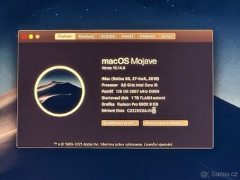 Aple iMac 5K 2019 max. výbava CTO - 4