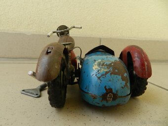 MOTORKA SE SAJTNOU - DRUKOV - 50 léta ČSSR - 4