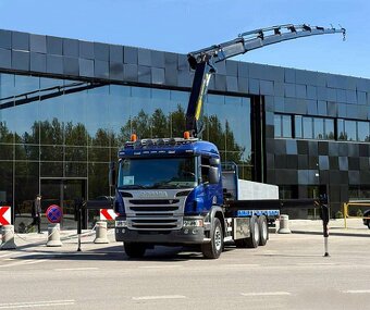 Scania P410 6x2 - valník s hydraulickou rukou Palfinger - 4