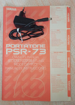Přenosné klávesy Yamaha, série PortaTone, PSR - 73 - 4