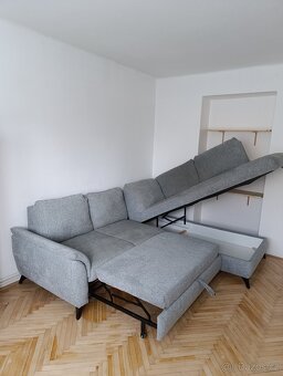 Rohový rozkládací gauč s úložným prostorem - 4