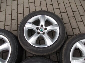 5x100 R15 orig ŠKODA s PNEU 195/55R15 - 4