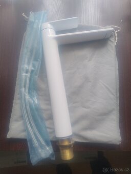 Bakterie umyvadlo vysoká bílá nová - 4