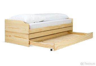 Postel rozkládací multifunkční včetně matrací a roštů - 4