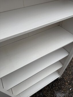 Knihovna IKEA Hemnes - bíl. mořidlo - 4