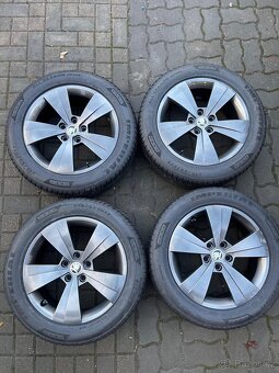 ORIGINÁL Alu Škoda TRITON R17, 5x112 - TOP STAV - 4