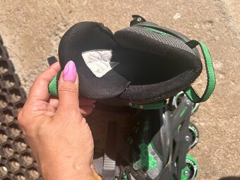 Dětské inline kolečkové brusle nastavitelné - 4