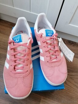 Dámské/dívčí boty Adidas Gazelle - 4