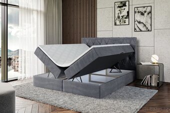 Boxbed Boxspring 2 barvy Nadine 180x200cm Nová - 4