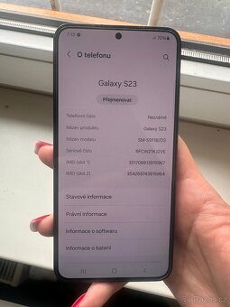 Samsung Galaxy s23 256 GB Černý - 4