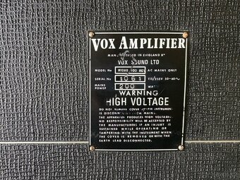 VOX MIDAS 100 – vintage zesilovač (Made in England) - 4