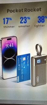 INIU Power Bank 10000mAh / 3 kabely Nová - 4