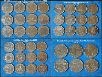 Stříbrné investiční mince Česko-Slovensko. Kolekce CA-USA - 4
