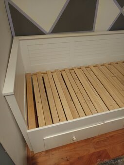 Prodám rozkládací postel hemnes - 4