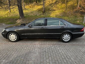 MB long verze w220 benzin 320 , 165kw , rok 2000, 270xxx km - 4