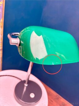 Zrenovovaná lampa bankéřka - 4