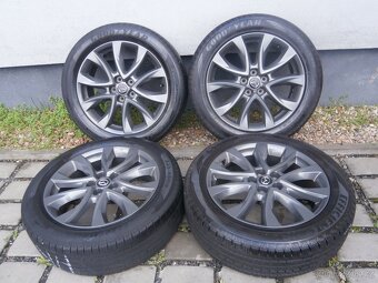 LETNÍ ALU KOLA 5 X 114.3 225 55 19 MAZDA CX 5 ORIGINÁL - 4