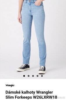 Wrangler dámské slim džíny vel. M/W28/L34 - 4