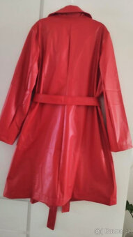 DÁMSKÝ ČERVENÝ TRENČKOT/KABÁT JARO /PODZIM vel.52/xxxxl - 4
