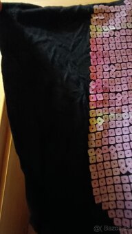 Černá tunika s květem vel XXL nová - 4