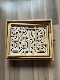 Dřevěná hra labyrint - 4