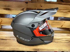 Enduro helma LS2 MX436 PIONEER EVO MATT TITANIUM XXS - 4